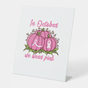 Signe De Table Sensibilisation au cancer du sein Le mois d'octobr