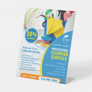 Signe De Table Service de nettoyage professionnel