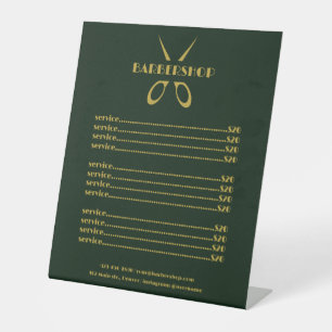 Signe De Table Services professionnels Green Barshop Tarifs