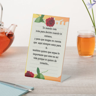 Signe De Table Siempre a tu lado