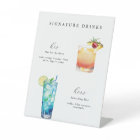 Signature Boissons Mariage Cocktails Poster