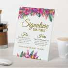Signature Boissons Tropical Garden Wedding