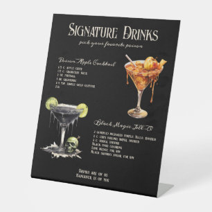 Signe De Table Signet signature Whimsigoth Mariage gothique Boiss