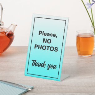 Signe De Table S'il vous plaît pas de photos