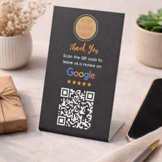 Signe De Table Simple Google Review Request|Modern Small Business