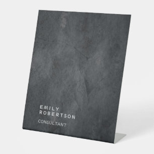 Signe De Table Simple gris clair tendance moderne minimaliste mod