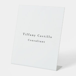 Signe De Table Simple Plain Élégant Moderne