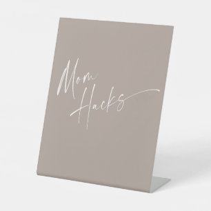 Signe De Table Simple Script Mom Hacks Baby Shower