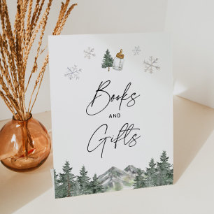 Signe De Table Snowflake Baby shower d'hiver Books et Cadeaux