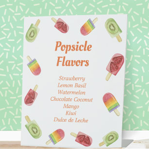 Signe De Table Soirée d'été aux saveurs de Popsicle aux fruits mi
