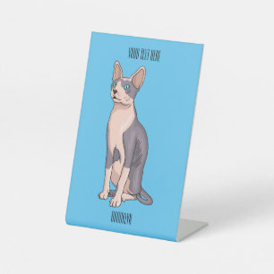Signe De Table Sphynx cat