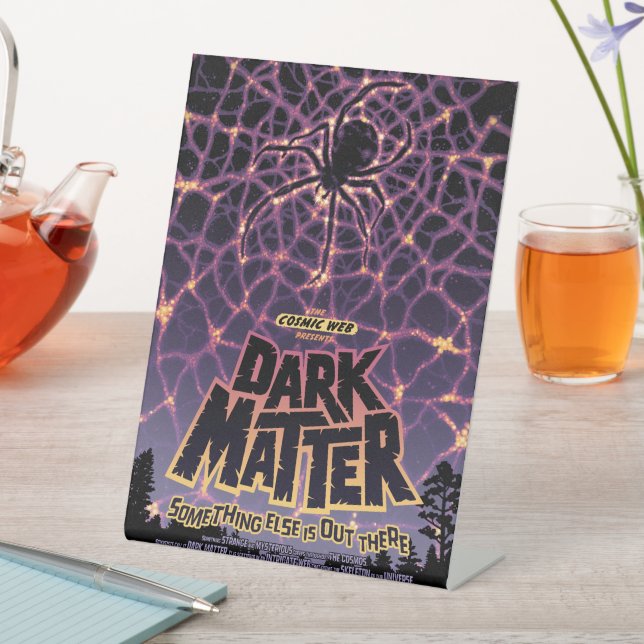 Signe De Table Spider Cosmic Web, Galaxie d'Halloween des horreur (In SItu)