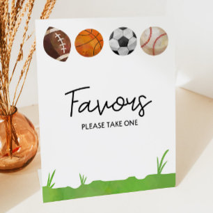 Signe De Table Sports Football Basketball Soccer Baseball Faveurs