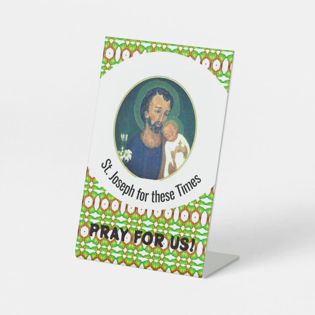 Signe De Table St Joseph for these Times (Recto)
