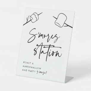 Signe De Table Station de Marshmallow S'mores