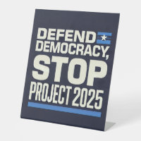 Stop Project 2025 - Défendre la démocratie - Vote 