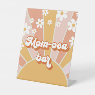 Signe De Table Super Baby Retro Sunshine Baby shower Maman-Osa Ba