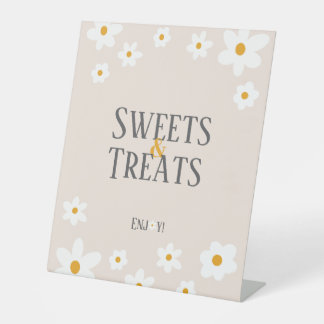 Signe De Table Symbole Daisy 1er Anniversaire Sweets & Traitement