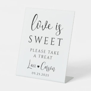 Signe De Table Symbole de faveur du mariage élégant - "L'amour es