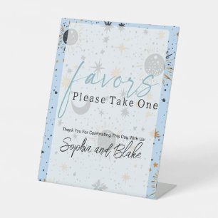 Signe De Table Symbole de mariage céleste Faveurs