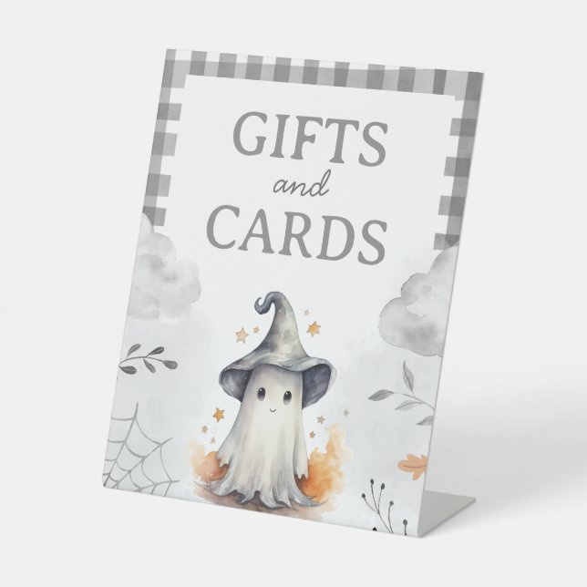 Signe De Table Symbole du cadeau et de la carte du fantôme d'Hall (Recto)