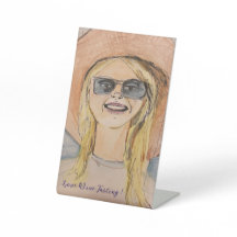 Symbole du piédestal de Marilyn, 4" X 6"