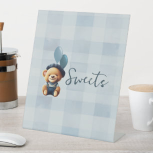 Signe De Table Symbole du socle du Baby shower de l'ours