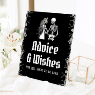 Signe De Table Symbole gothique Halloween Squelette Conseils et V
