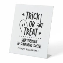Symbole Halloween Trick ou Treat Sweets