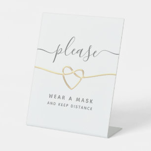 Signe De Table Symbole Mariage de calligraphie moderne
