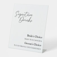 Symbole moderne Mariage classique Boissons