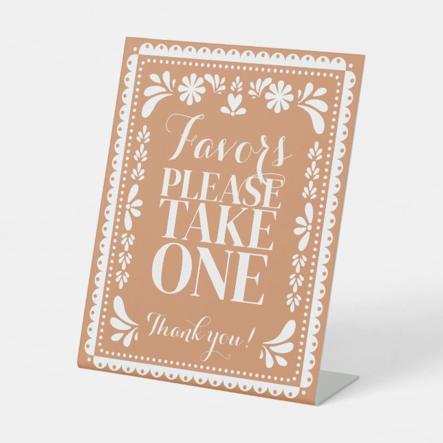 Signe De Table Symbole Papel Picado Party Favoriser la table Fies (Recto)