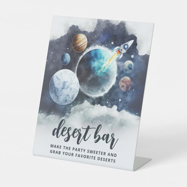 Signe De Table Symbole personnalisé Anniversaire de Rocks (Recto)