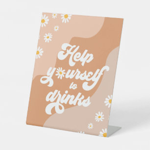 Signe De Table Table de décorations de marinière Boho Daisy super