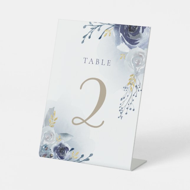 Signe De Table table rose bleue (Recto)