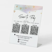 *~* Tabletop QR 3 PAIEMENT Tableau DIAMANTS DE Ten