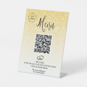 Signe De Table *~*Tablette de Parties scintillant du menu de la t