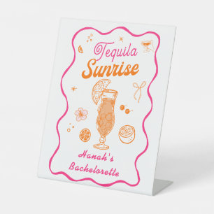 Signe De Table Tequila Sunrise Bachelorette