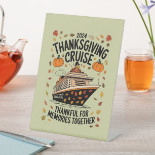 Signe De Table Thanksgiving Cruise 2024 Merci Pour Les Souvenirs