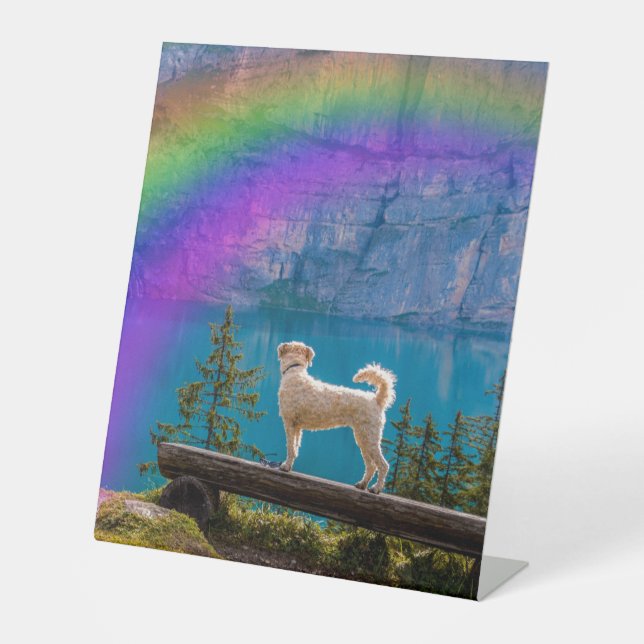 Signe De Table The Rainbow Bridge Poem, In Memory of a Pet... (Recto)