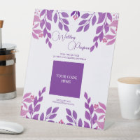 Thème Mariage Feuille violet