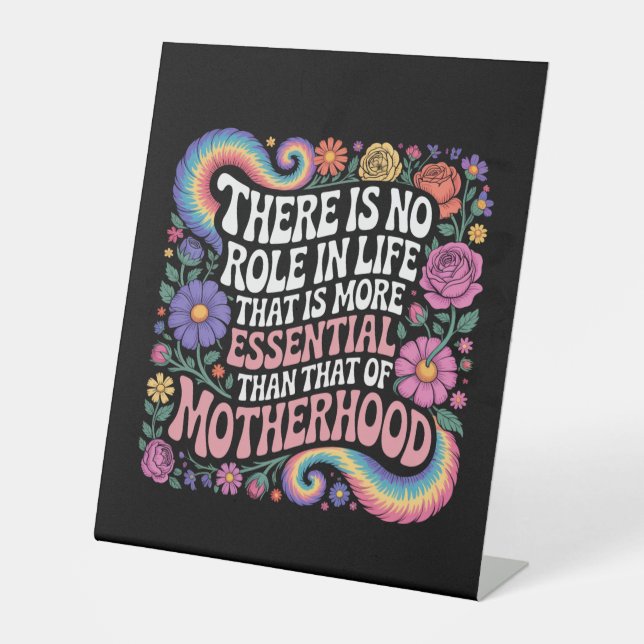 Signe De Table There Is No Role In Life That Is More Essential (Recto)