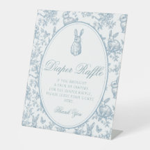 Tirage au sort de couches Bébé Lapin Toile Bleue B
