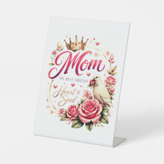 Signe De Table 🌸 Title (SEO + Trending) Mom Crown Rose Design – 