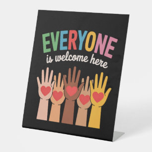 Signe De Table Tout Le Monde Est Bienvenue Ici