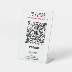 Signe De Table Tout Venmo d'affaires Payer ici
