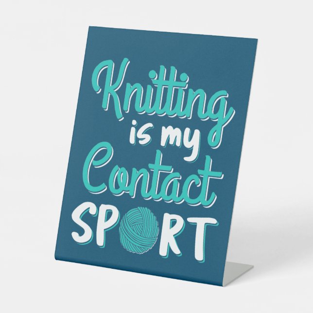 Signe De Table Tricot Est Mon Contact Sport (Recto)