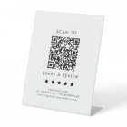 Typographie Chic Business QR Code Laisser Un Exame