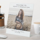 Typographie Chic Photo Graduation Party Bienvenue