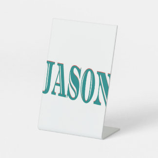 Signe De Table typographie personnalisée de luxe nom art et texte